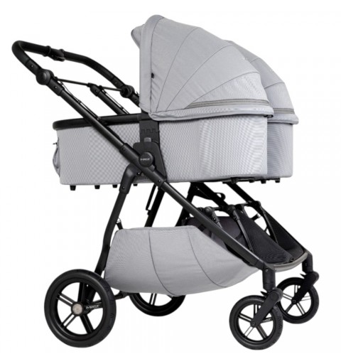 MAST Swiss Design M.Twin x  - wózek bliźniaczy, zestaw 2w1 z opcją 3w1 i 4w1 z regulacją rączki | Koala HP